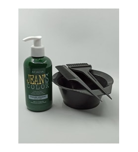 Jean's Color Zümrüt Yeşili 250ml. + Boya Seti