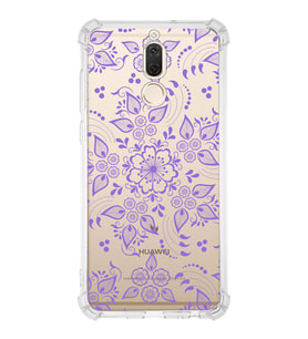 Huawei Mate 10 Lite  Köşe Korumalı Antişok Kapak Nostalji Desen Tasarımlı Şeffaf  Kılıf