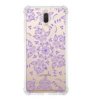 Huawei Mate 10 Lite  Köşe Korumalı Antişok Kapak Nostalji Desen Tasarımlı Şeffaf  Kılıf