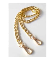 Angel Çanta Aksesuar Light Gold Klasik İnce Zincir Kancalı 120 Cm