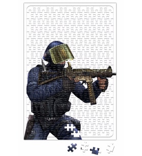 Csgo Terrorist Puzzle 240 Parça Yapboz