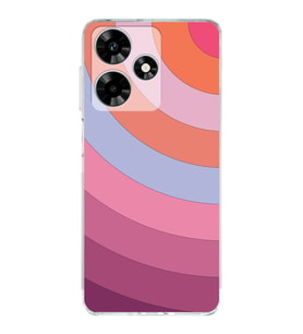 PrintiFy İnfinix Hot 30 Uyumlu Kamera Korumalı Renk Cümbüşü F Tasarımlı Şeffaf Silikon Kılıf