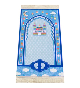 Dijital Baskılı Çocuk Seccadesi - 3 (Karışık)