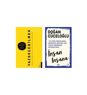 Vazgeçebilmek + Insan Insana- 2 Kitap Set - Iş Bankası Özel Set Vazgeçebilmek Kitabı