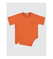 Civil Boys Erkek Çocuk Tişört 6-9 Yaş Kahverengi (Oranj)