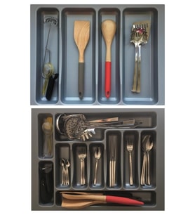 İki Parça Düzenleyici Set 55x49 cm, Kepçelik ve Kaşıklık, Kesilebilir