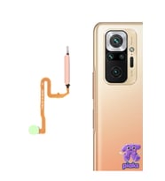 Redmi Note 10 Pro Parmak İzi Okuyucu Film Flex M2101K6G M2101K6R Uyumlu