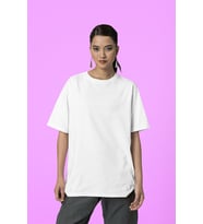 Unisex Oversize Baskısız Basic Tişört