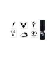 Hızlı Modeller Spray Tattoo Geçici Siyah Sprey Dövme Seti