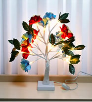 Dekoratif LED'li Çiçek Lamba - 45 cm