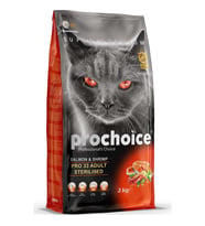 ProChoice Pro 33 Sterilised Somon Karides Kısır Kedi Mama 2 Kg