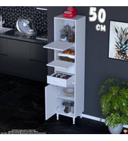 Eliusta Nexa 50 cm Kapalı Çok Amaçlı Mutfak, Bakliyat ve Kahve Köşesi Organizer Modülü 50x181x32 cm