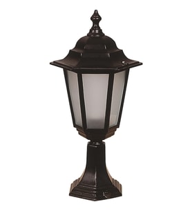 AVONNI BSU-68054-BSY-M2-KOP Siyah Boyalı Dış Mekan Aydınlatma E27 Aluminyum Polikarbon Cam 27cm