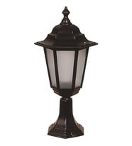 AVONNI BSU-68054-BSY-M2-KOP Siyah Boyalı Dış Mekan Aydınlatma E27 Aluminyum Polikarbon Cam 27cm