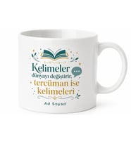 Tercümana Hediye Kişiye Özel Baskılı Kupa Bardak Tercüman Hediyesi