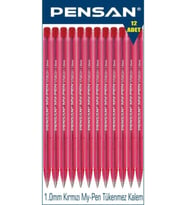Kırmızı 1mm - Pensan My-Pen Tükenmez Kalem