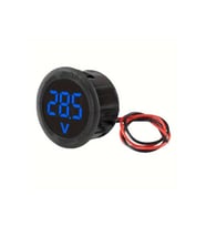 Mavi LED Dijital Voltmetre 4-100V, Araç ve Akü Güç Ölçüm Cihazı