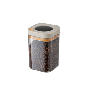 Pinmoo Kilitli Vakum Saklama Kabı 1100 Ml. Bej