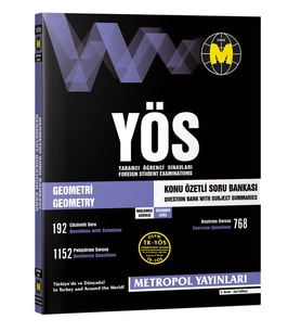 TR-YÖS GEOMETRİ SORU BANKASI (BAŞLANGIÇ SEVİYESİ)