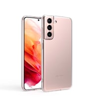 Galaxy S21 FE Kılıf İnce ve Esnek Şeffaf Süper Silikon (Renksiz)