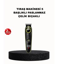 5’i 1 Arada Erkek Bakım Seti Şarjlı Suya Dayanıklı Çok Fonksiyonlu