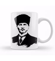 Mustafa Kemal Atatürk Kupa Bardak Porselen