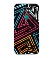 PrintiFy Huawei Mate 30 Lite Uyumlu Kamera Korumalı Eskitme Tasarımlı Şeffaf Silikon Kılıf