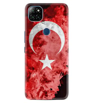 Casper E30 F20 X20 Kılıf Desemli Silikon Şanlı Türk Bayrağı 1315