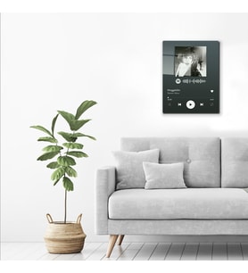 DECORITA Spotify Barkodlu Cam Tablo Sezen Aksu - Hoşgeldin 30cm x 40cm
