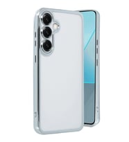 Samsung Galaxy S25 Plus Kılıf Kamera Korumalı Lensli Silikon - Gümüş