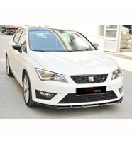 Seat Leon Mk3 FR Basic Ön Tampon Lip Piona Black 2012 2013 2014 2015 2016