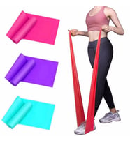 3 Lü SET Pilates Band Pilates Bandı Direnç Lastiği Pilates Lastigi Plates Bant