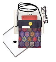 Askılı - Kitap/Tablet/Ebook Çantası –Çıkarılabilir Askı ( Mandala)