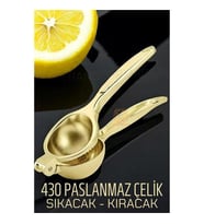 ModaCar GOLD Limon Sıkacağı Paslanmaz Çelik