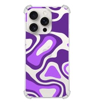 PrintiFy Apple iPhone 15 Pro Max (Kamera Açık) Uyumlu Köşe Korumalı Renkli Desen Kılıf