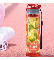 BK Gift Detoks Tasarımlı Süzgeç Hazneli Suluk 800 ml -1, BPA İçermeyen Detoks Matara