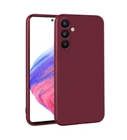 Samsung Galaxy A34 Uyumlu Kılıf Zore Premier Silikon Kapak (Mürdüm)