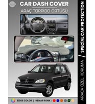 MERCEDES ML320 / ML430 / ML270 W163 (1997–2005) Torpido Örtüsü Panel Koruma Torpido Koruma Tam Uyum