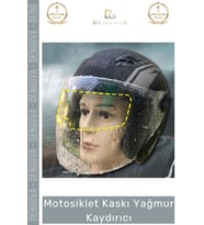#MotosikletKaskı Motosiklet Kaskı Anti Sis Şeffaf Film Kask Su İtici Buhar Önleyici Yağmur Kaydırıcı