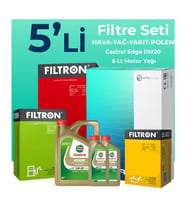 Filtron Ford Kuga 1.5 Dizel Otomatik Filtre Bakım Seti Castrol Motor Yağlı (2019-2023) 5 Li