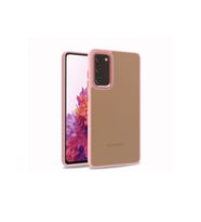 Samsung Galaxy S20 FE Uyumlu Kılıf Zore Flora Kapak (Rose Gold Altın)