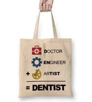 Doctor Engineer Artist Dentist 024 Bez Çanta Uzun Saplı