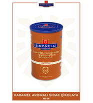 Sıcak Çikolata Karamel Aromalı 900 gr Teneke SIMONELLI