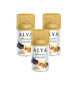 Nature's Scents Vanilla- Vanilya  Oda Kokusu Yedek Makine Spreyi 250 ml x3 adet