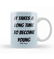 Pablo Picasso Quotes Art Gift   Vintage Retro Style Kupa Bardak Porselen