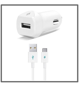Ttec Araç Şarj Cihazı Micro Usb Kablolu Beyaz 2Cks01