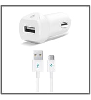 Ttec Araç Şarj Cihazı Micro Usb Kablolu Beyaz 2Cks01