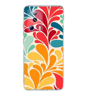 PrintiFy Xiaomi Mi 13 Lite ile Uyumlu 1mm Slim Fit Retro Colors 5 Baskılı Şeffaf  Kılıf