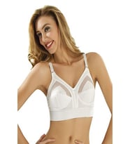 pilelistore Beyaz Mideli Toparlayıcı Sütyen - 504