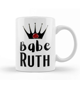 Babe Ruth Baseball Kupa Bardak Porselen
